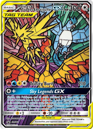 Moltres & Zapdos & Articuno GX - SM Promos - Holofoil - Near Mint (NM)