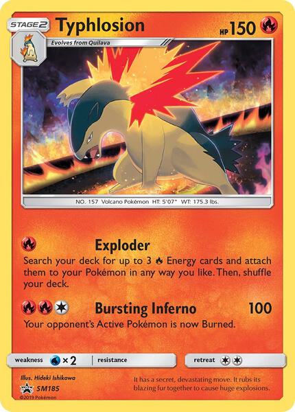 Typhlosion - SM185 - SM Promos - Holofoil - Near Mint (NM)