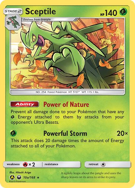 Sceptile - 10a/168 - Alternate Art Promos - Holofoil - Near Mint (NM)