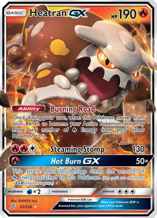 Heatran GX - SM Unified Minds - Holofoil - Near Mint (NM)