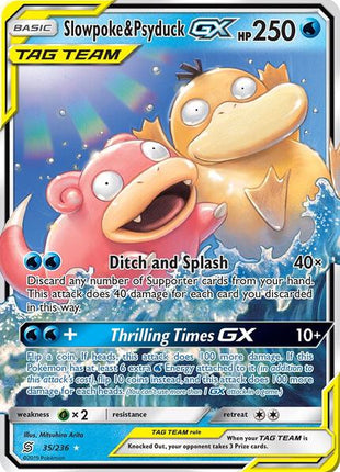 Slowpoke & Psyduck GX - SM Unified Minds - Holofoil - Near Mint (NM)