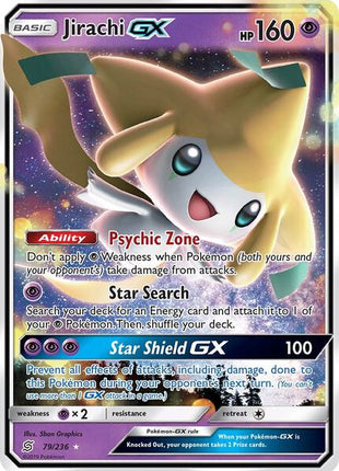 Jirachi GX - SM Unified Minds - Holofoil - Near Mint (NM)