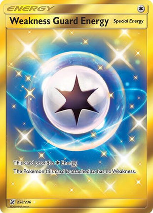 Weakness Guard Energy (Secret) - SM Unified Minds - Holofoil - Near Mint (NM)