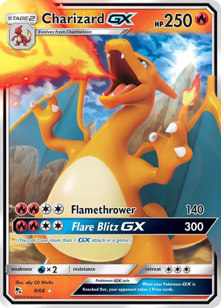 Charizard GX - Hidden Fates - Holofoil - Lightly Played (LP)