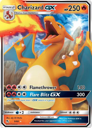 Charizard GX - Hidden Fates - Holofoil - Damaged