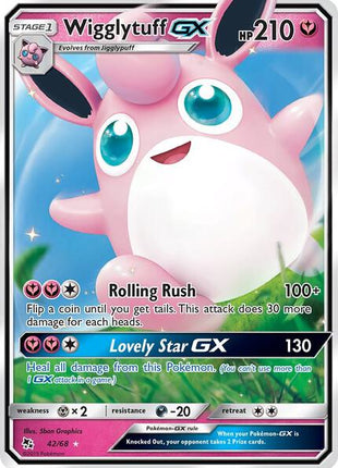 Wigglytuff GX - Hidden Fates - Holofoil - Near Mint (NM)