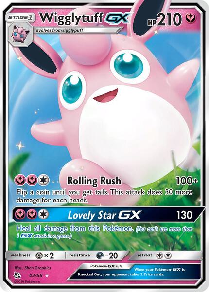 Wigglytuff GX - Hidden Fates - Holofoil - Near Mint (NM)
