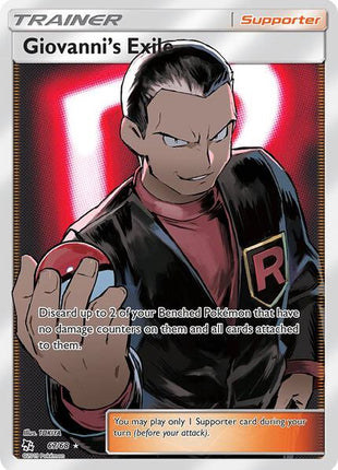 Giovanni's Exile (Full Art) - Hidden Fates - Holofoil - Near Mint (NM)