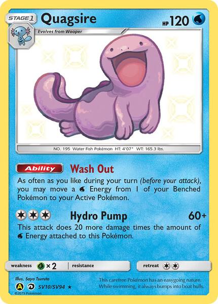 Quagsire - Hidden Fates Shiny Vault - Holofoil - Near Mint (NM)
