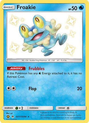 Froakie - Hidden Fates Shiny Vault - Holofoil - Near Mint (NM)