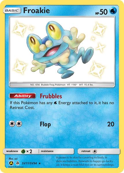 Froakie - Hidden Fates Shiny Vault - Holofoil - Near Mint (NM)