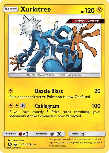 Xurkitree - Hidden Fates Shiny Vault - Holofoil - Near Mint (NM)