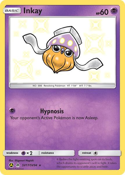 Inkay - Hidden Fates Shiny Vault - Holofoil - Near Mint (NM)