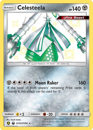 Celesteela - Hidden Fates Shiny Vault - Holofoil - Near Mint (NM)