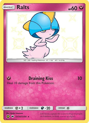 Ralts - Hidden Fates Shiny Vault - Holofoil - Near Mint (NM)