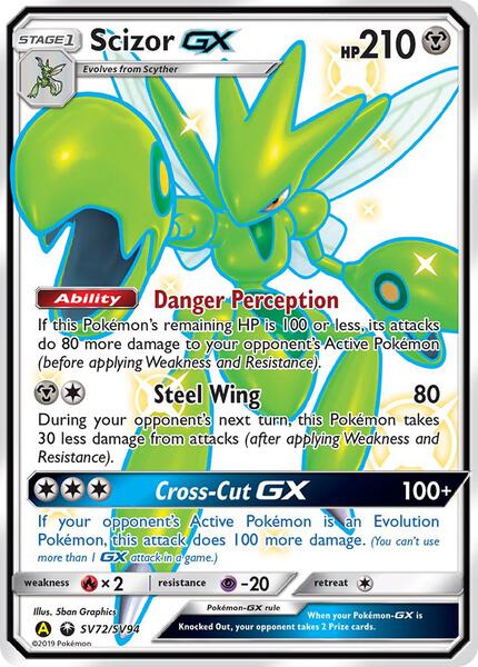 Scizor GX - Hidden Fates Shiny Vault - Holofoil - Near Mint (NM)