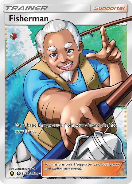 Fisherman - Hidden Fates Shiny Vault - Holofoil - Near Mint (NM)