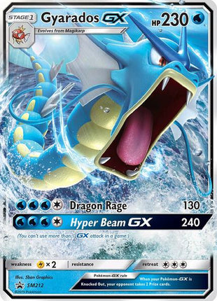 Gyarados GX - SM212 - SM Promos - Holofoil - Lightly Played (LP)