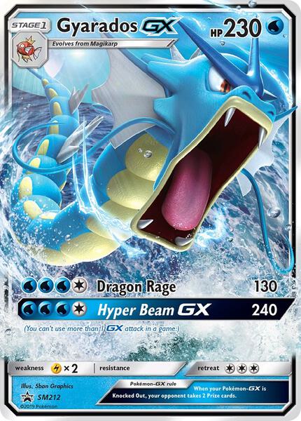 Gyarados GX - SM212 - SM Promos - Holofoil - Lightly Played (LP)