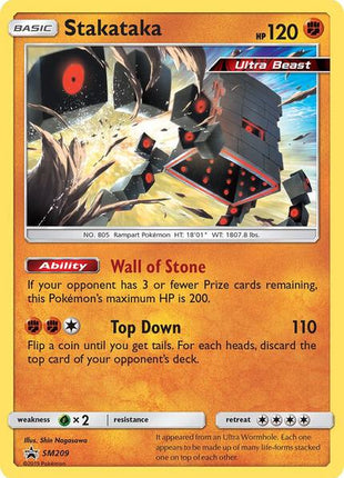 Stakataka - SM209 - SM Promos - Holofoil - Near Mint (NM)