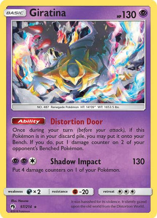 Giratina - 97/214 - Deck Exclusives - Near Mint (NM)