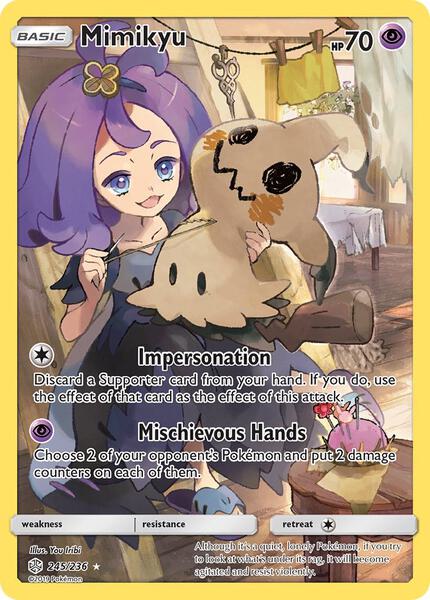 Mimikyu (Secret) - SM Cosmic Eclipse - Holofoil - Near Mint (NM)
