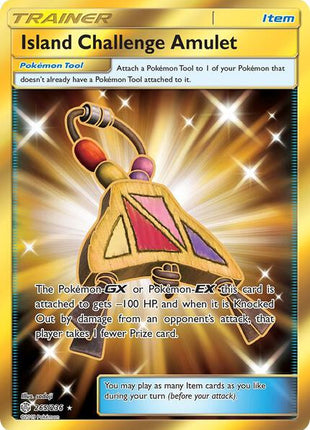 Island Challenge Amulet (Secret) - SM Cosmic Eclipse - Holofoil - Near Mint (NM)
