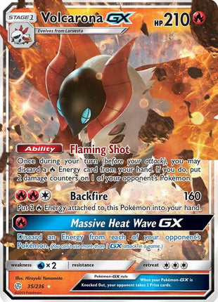 Volcarona GX - SM Cosmic Eclipse - Holofoil - Near Mint (NM)