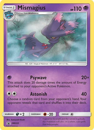 Mismagius - SM222 - SM Promos - Holofoil - Near Mint (NM)