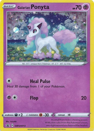 Galarian Ponyta - SWSH013 - SWSH Sword and Shield Promo Cards - Holofoil - Near Mint (NM)