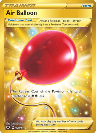 Air Balloon (Secret) - SWSH01 Sword and Shield Base Set - Holofoil - Near Mint (NM)