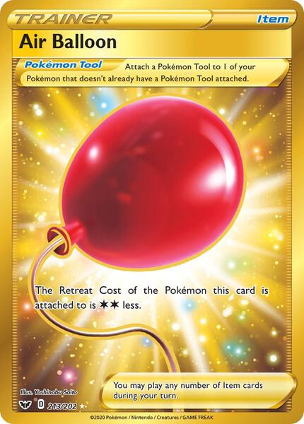 Air Balloon (Secret) - SWSH01 Sword and Shield Base Set - Holofoil - Near Mint (NM)