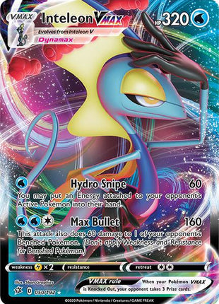 Inteleon VMAX - SWSH02 Rebel Clash - Holofoil - Near Mint (NM)