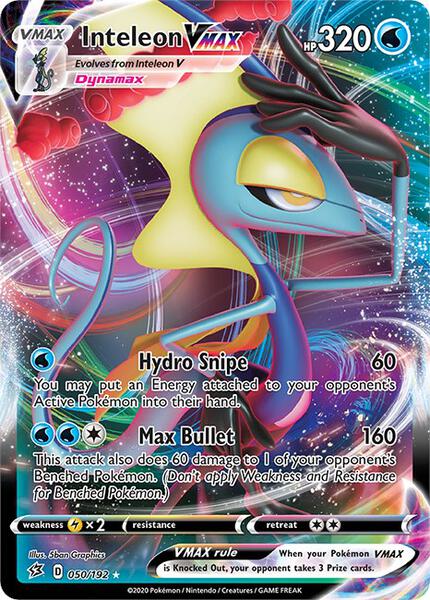 Inteleon VMAX - SWSH02 Rebel Clash - Holofoil - Near Mint (NM)