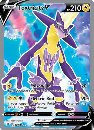 Toxtricity V (Full Art) - SWSH02 Rebel Clash - Holofoil - Near Mint (NM)