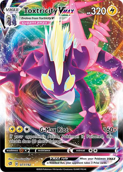 Toxtricity VMAX - SWSH02 Rebel Clash - Holofoil - Near Mint (NM)