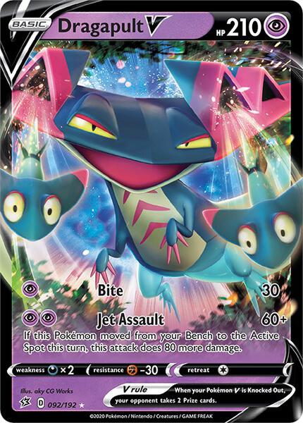 Dragapult V - SWSH02 Rebel Clash - Holofoil - Near Mint (NM)