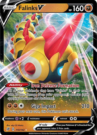 Falinks V - SWSH02 Rebel Clash - Holofoil - Near Mint (NM)