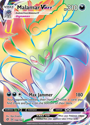 Malamar VMAX (Secret) - SWSH02 Rebel Clash - Holofoil - Near Mint (NM)