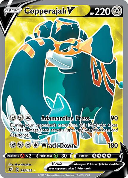 Copperajah V (Full Art) - SWSH02 Rebel Clash - Holofoil - Near Mint (NM)