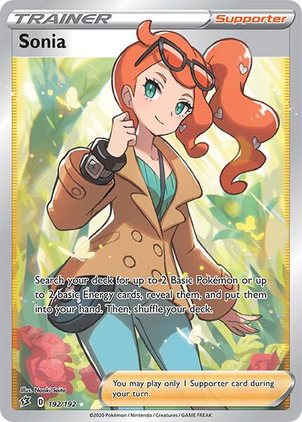 Sonia (Full Art) - SWSH02 Rebel Clash - Holofoil - Near Mint (NM)