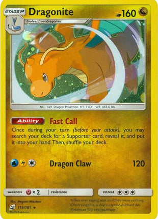 Dragonite - 119/181 (Cosmos Holo) - Miscellaneous Cards and Products - Holofoil - Near Mint (NM)