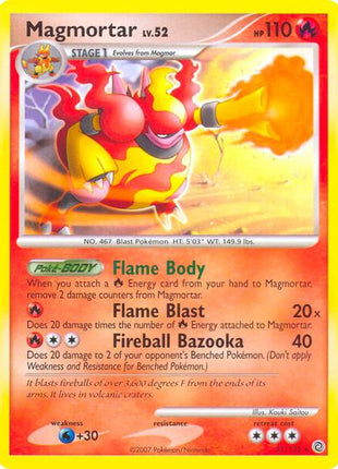 Magmortar - 31/132 (Secret Wonders) - Deck Exclusives - Holofoil - Near Mint (NM)