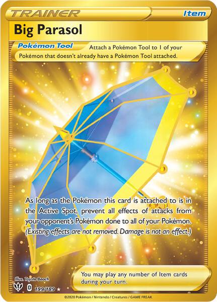 Big Parasol (Secret) - SWSH03 Darkness Ablaze - Holofoil - Near Mint (NM)