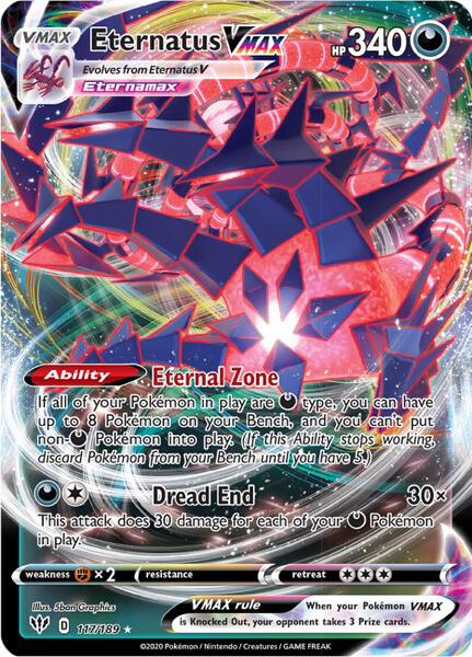 Eternatus VMAX - SWSH03 Darkness Ablaze - Holofoil - Near Mint (NM)