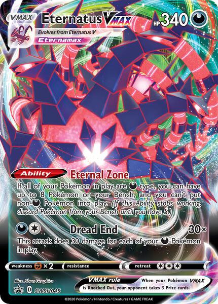 Eternatus VMAX - SWSH045 - SWSH Sword and Shield Promo Cards - Holofoil - Near Mint (NM)