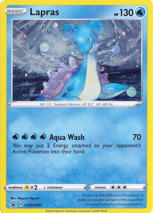 Lapras - SWSH051 - SWSH Sword and Shield Promo Cards - Holofoil - Near Mint (NM)