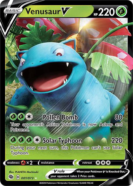 Venusaur V - Champions Path - Holofoil - Near Mint (NM)