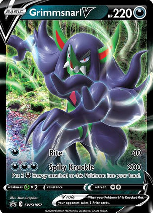Grimmsnarl V - SWSH057 - SWSH Sword and Shield Promo Cards - Holofoil - Near Mint (NM)