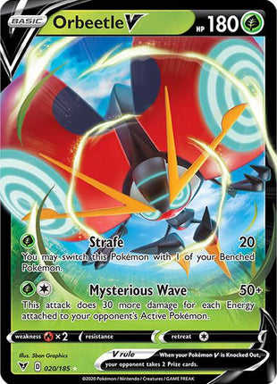 Orbeetle V - SWSH04 Vivid Voltage - Holofoil - Near Mint (NM)
